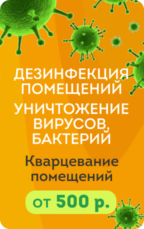 Дизинфекция помещений уничтожение вирусов, бактерий