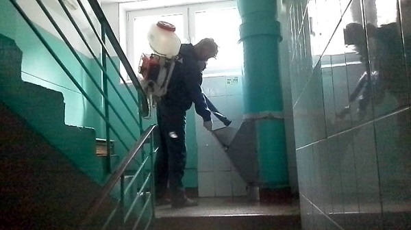 Дезинфекция мусоропровода в многоквартирном доме